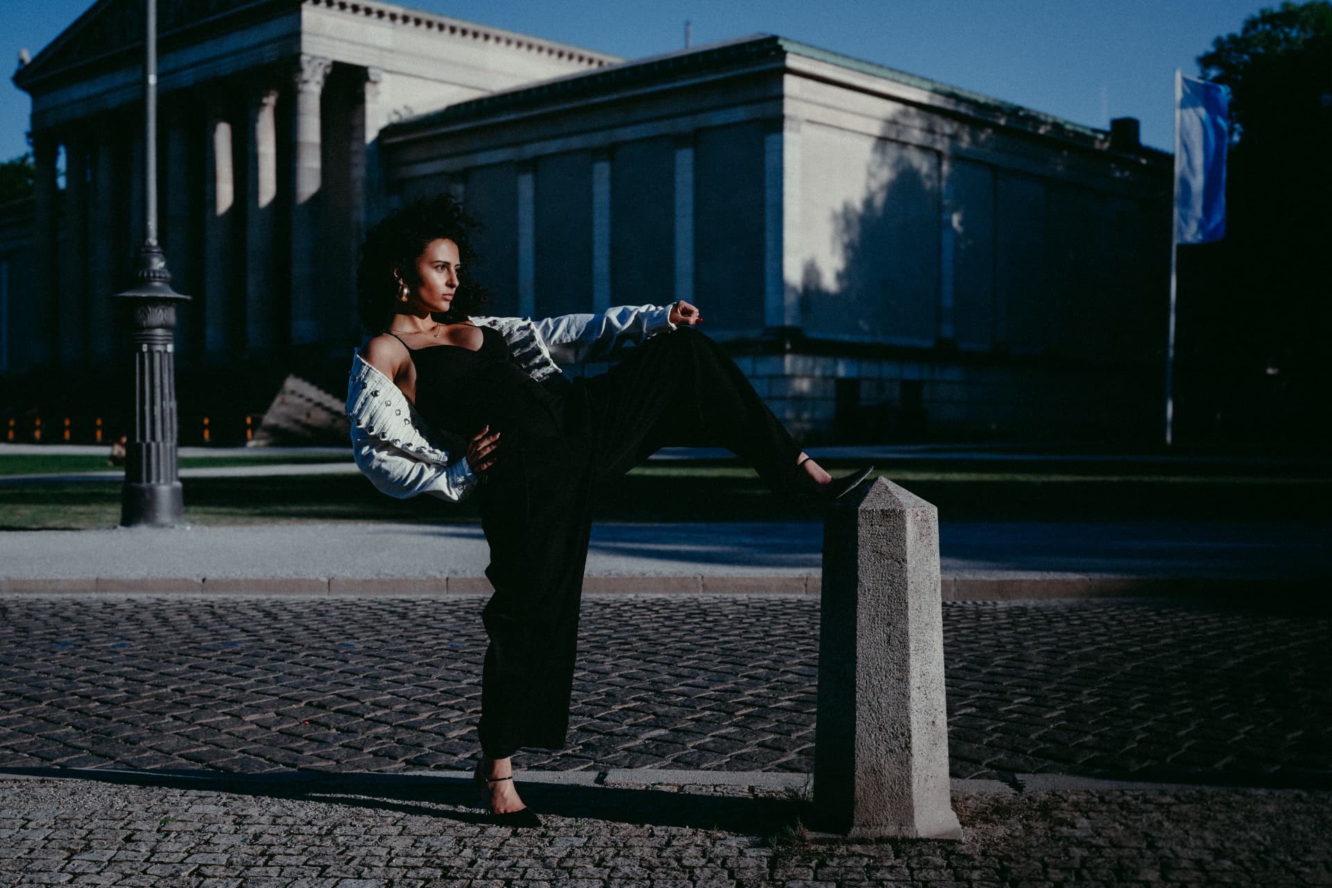 Editorial fashion portrait from Fashion as a Spatial Response