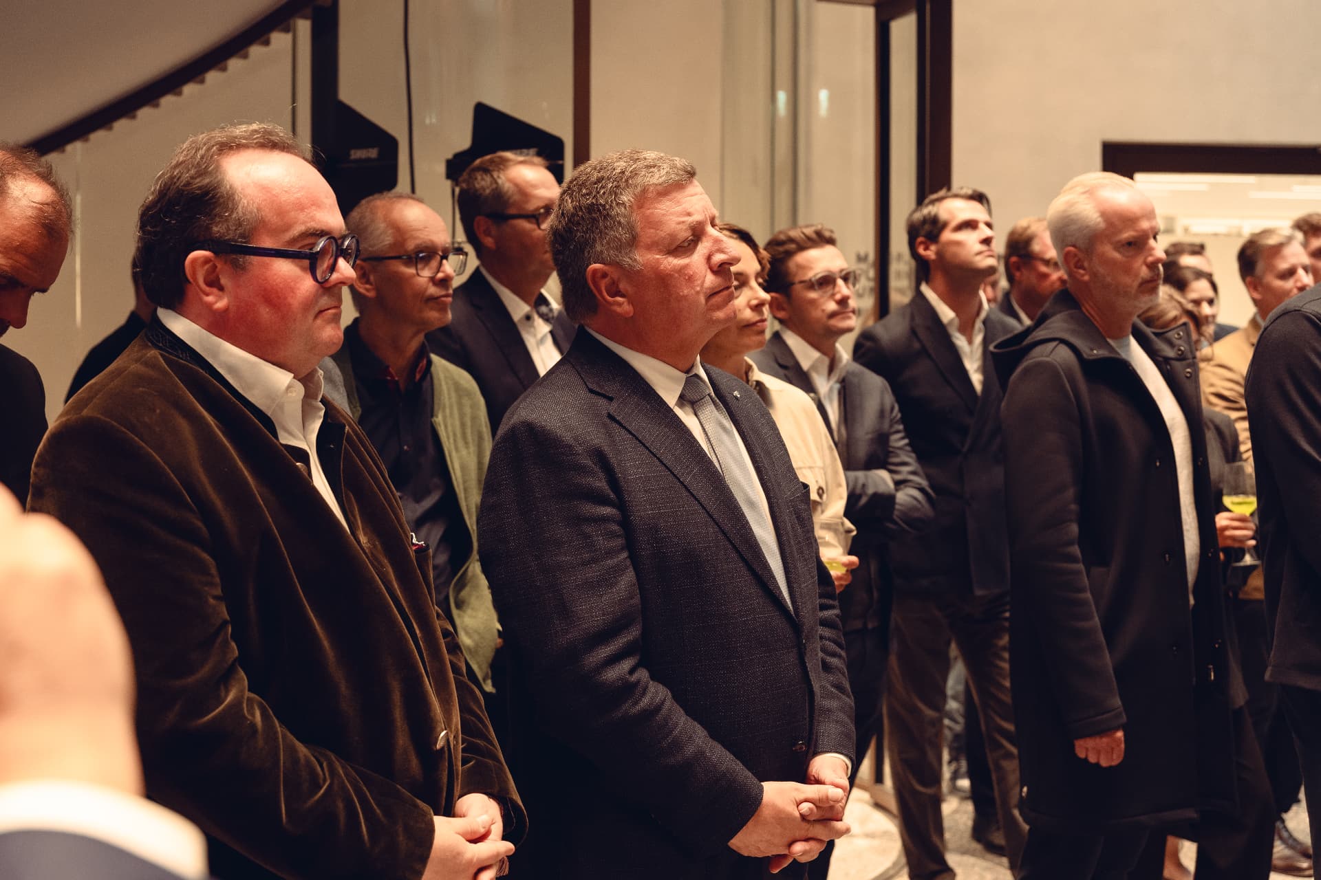 Audience listening attentively during the Herzog Max opening ceremony